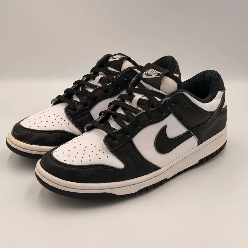 Nike Dunk Low GS Black White Panda Sneakers Size US 6.5Y